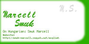 marcell smuk business card